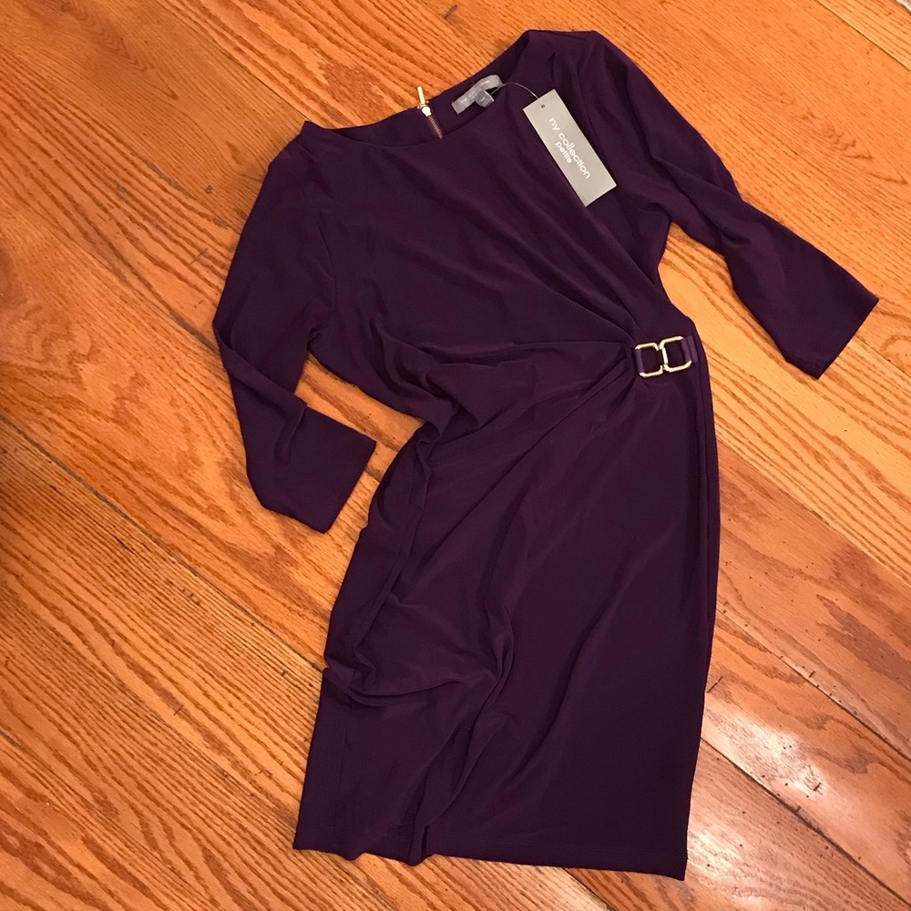 NWT NY Collection Dress, Purple